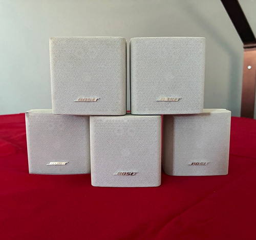 Bose white cube surround sound - bose,