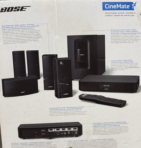 Bose cinemate 520 home theatre - bose,