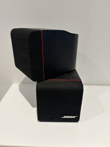 Bose red line double cube - line,